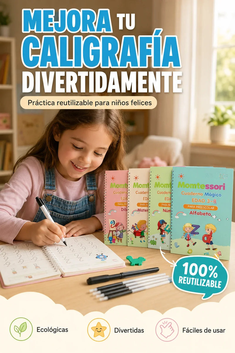 Cartillas de Caligrafía Reutilizables